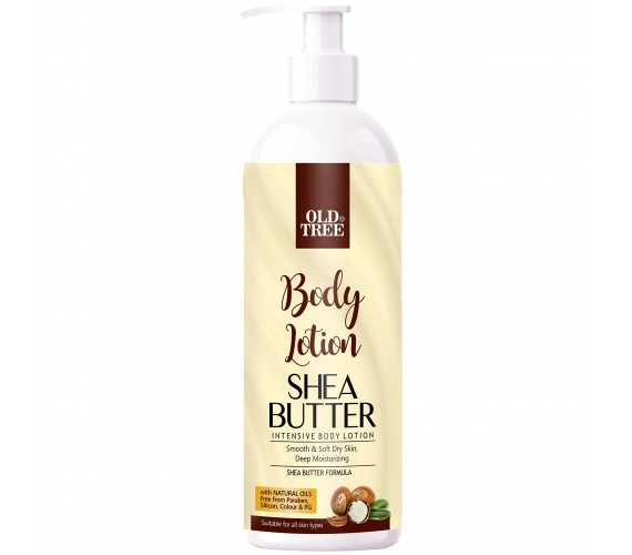 Old Tree Shea Butter Body Lotion for Soft & Smooth Skin 500ml