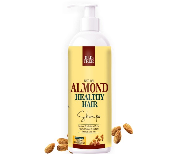 Old Tree Almond Hair Shampoo for Men & Women (500 ML)